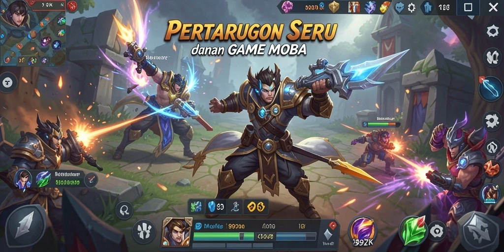 Gameplay kompetitif di arena <strong>99ZK</strong> yang seru dan mengasyikkan.