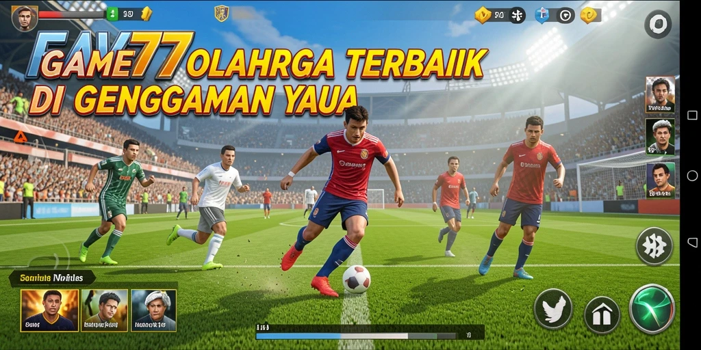 Tampilan gameplay menegangkan di <strong>FAV77</strong>, tunjukkan aksi olahraga yang dinamis.
