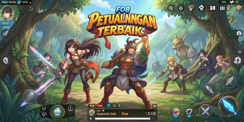 Gameplay FO8 yang penuh aksi dan karakter anime yang menarik.