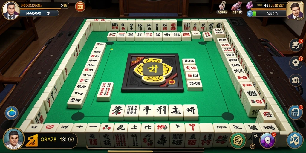 Screenshot gameplay ORA78 menampilkan tantangan permainan Mahjong yang seru.